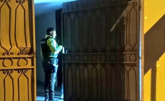 Policía Nacional frustra intento de robo a una agencia bancaria en Cayambe.