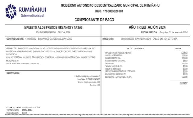 Rumiñahui entra en "bloqueo legislativo" por ordenanzas catastrales: 11.000 predios sentirán el fin del congelamiento, mientras 29.000 se mantienen.