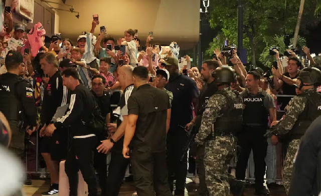 Lionel Messi aterriza en Guayaquil: así fue la llegada del astro al “Partido de la Historia”