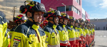 Bomberos de Quito activan equipo especializado para apoyar las labores de rescate tras el terremoto en Venezuela
