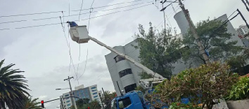 Cortes de luz en Quito fueron provocados por daños durante trabajos del Metro Quito.
